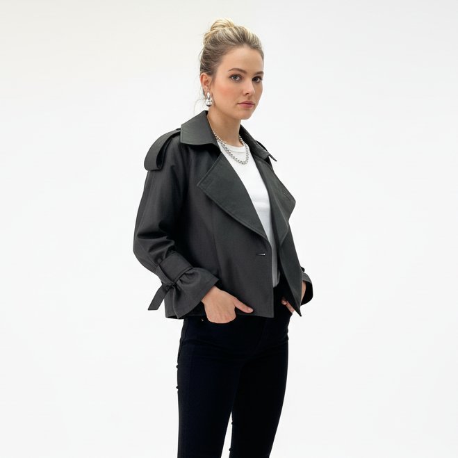 Chaqueta negra para mujer
