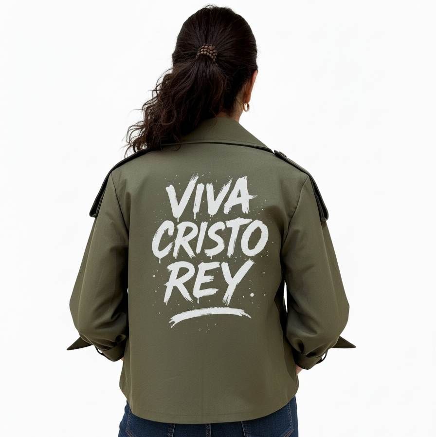 Chaqueta verde oscuro para mujer VCR