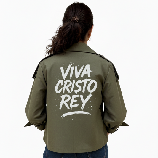 Chaqueta verde oscuro para mujer VCR