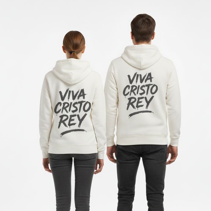 Hoodie marfil Unisex VCR